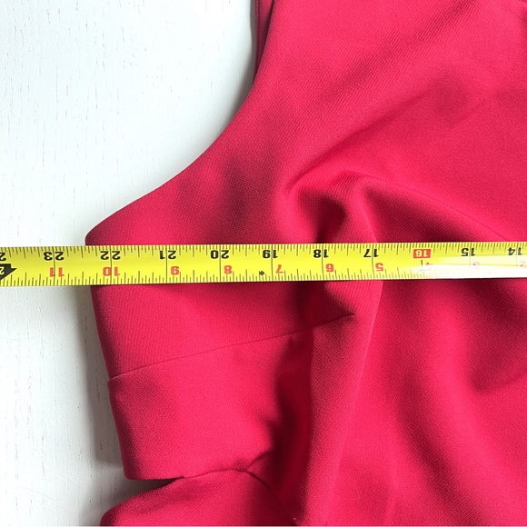 Anthropologie DRESS Size 2X Mare Mare Cut-Out Shift Red - Picture 9 of 15